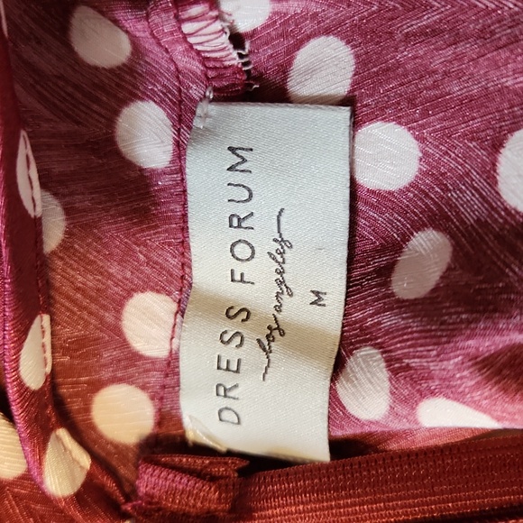 Polka dot " Pretty Woman" style dress Dress Forum Los Angeles Size M - Picture 2 of 4